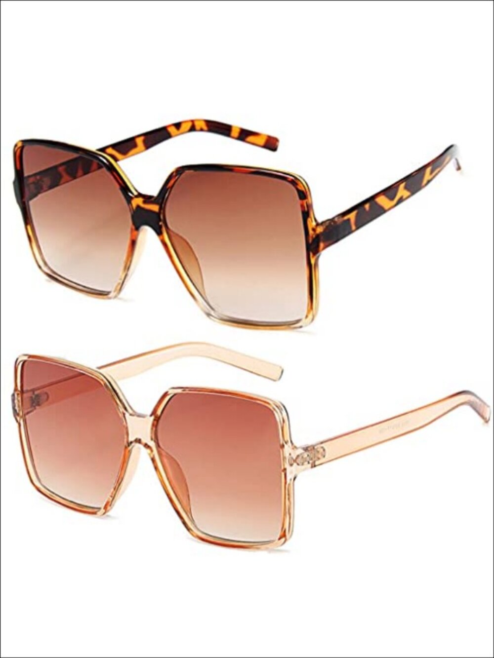Oversized Square Sunglasses for Women UV400 Protection Trendy Shades
